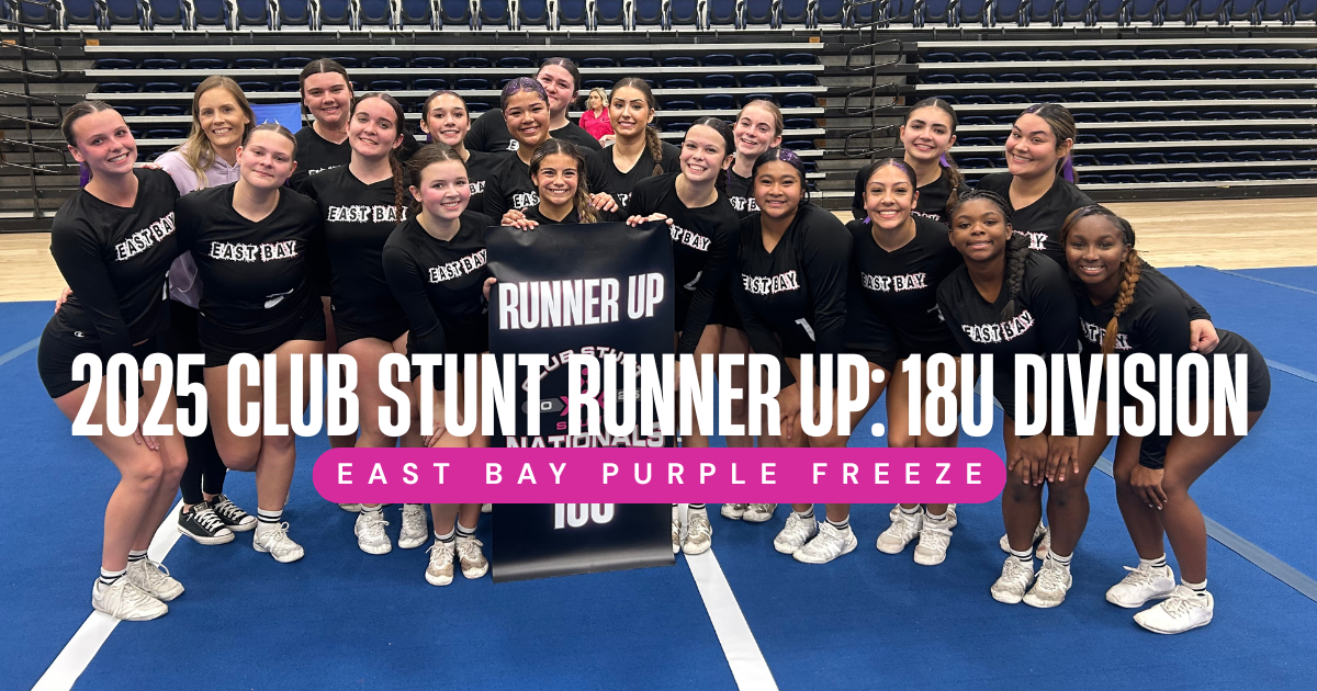 2025 18U Runner Up East Bay