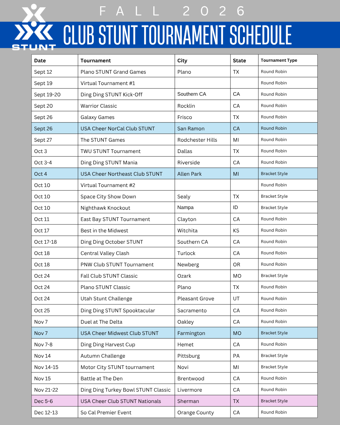 Club Schedule (3)