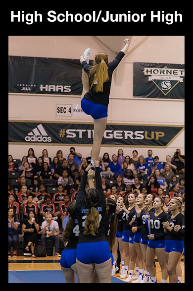 Stunt cheerleading is California's new popular girls high school sport